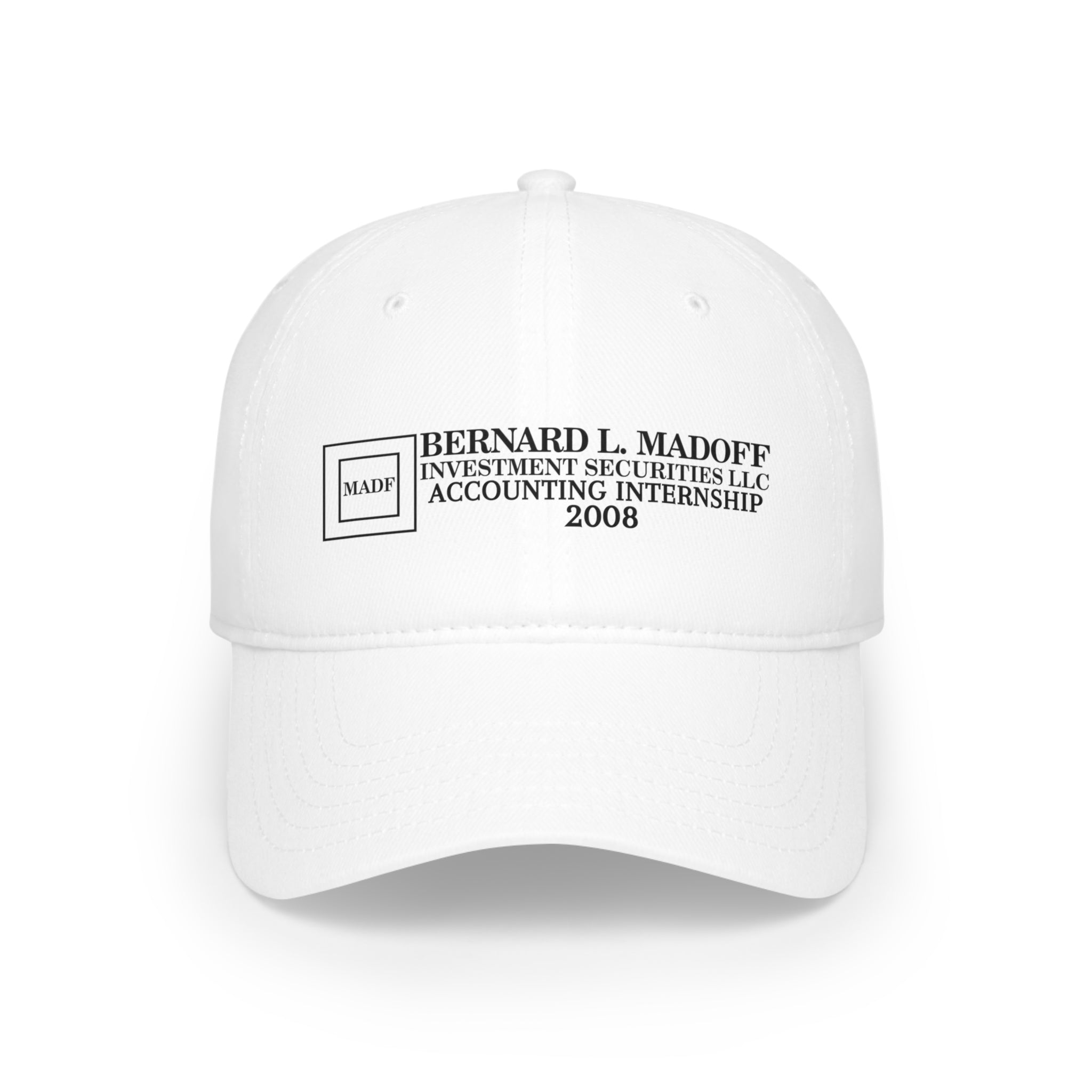 Bernie Madoff Accounting Internship 2008 - Hat