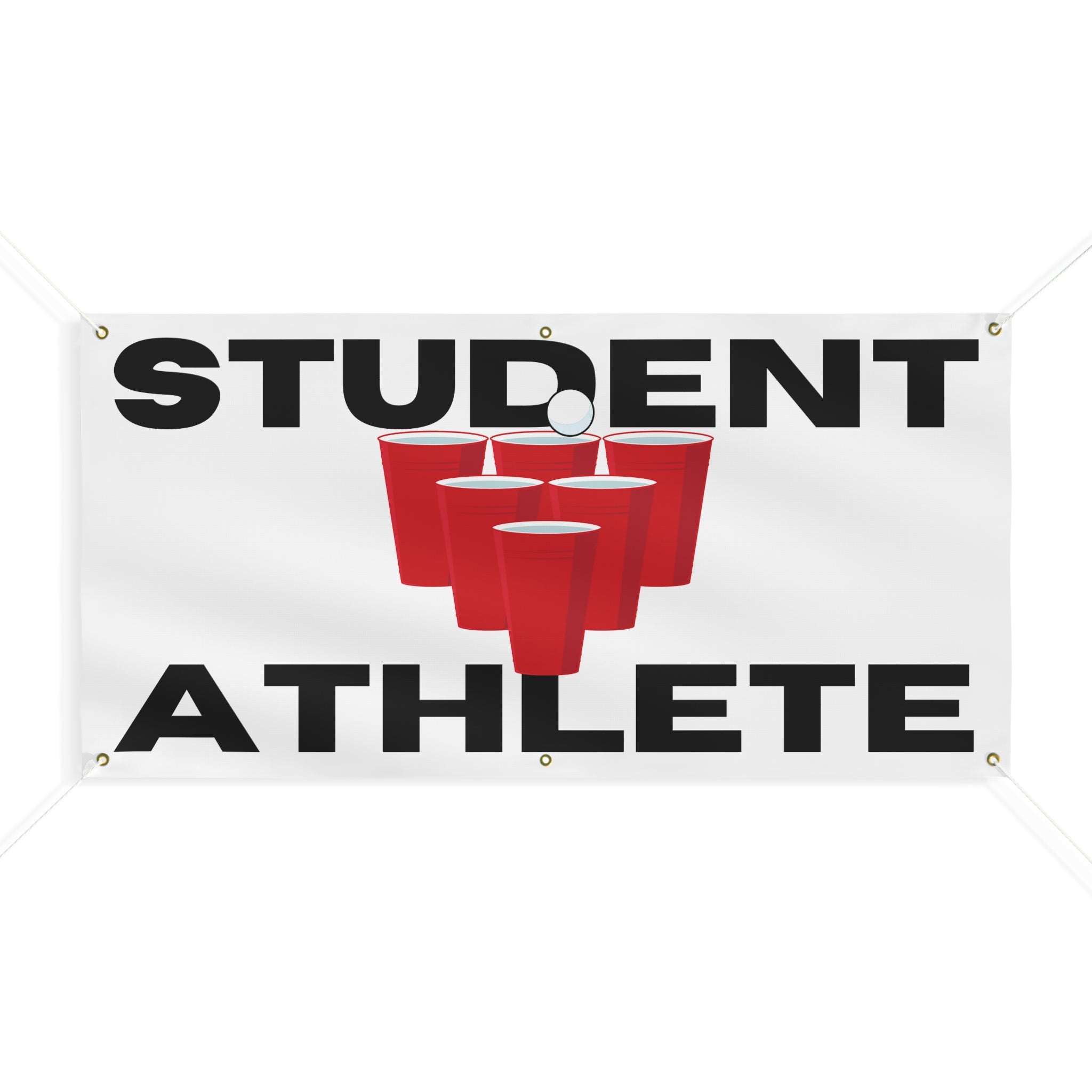 Student Athlete Beer Pong - Flag