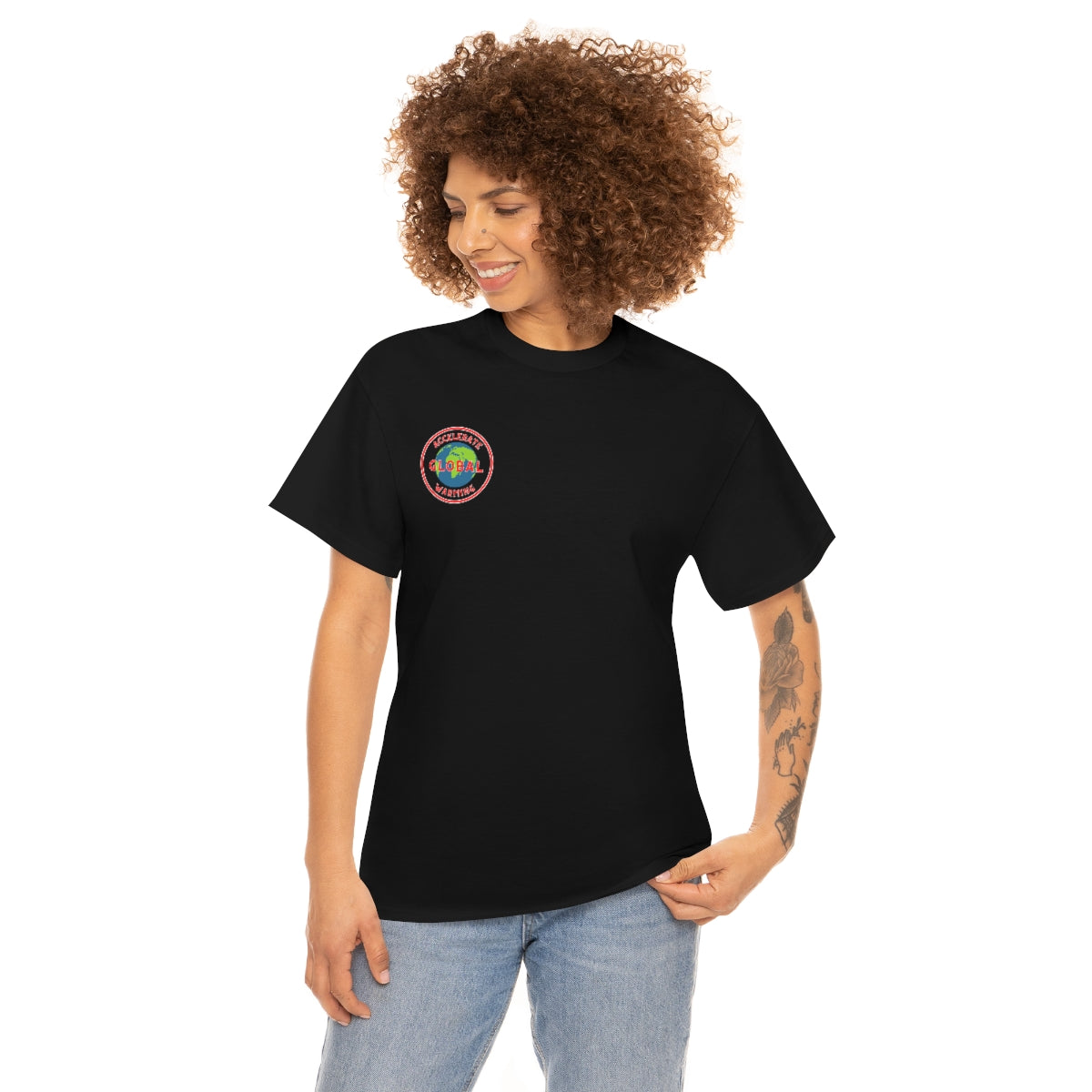 Accelerate Global Warming - Unisex Heavy Cotton Tee - Hot Take