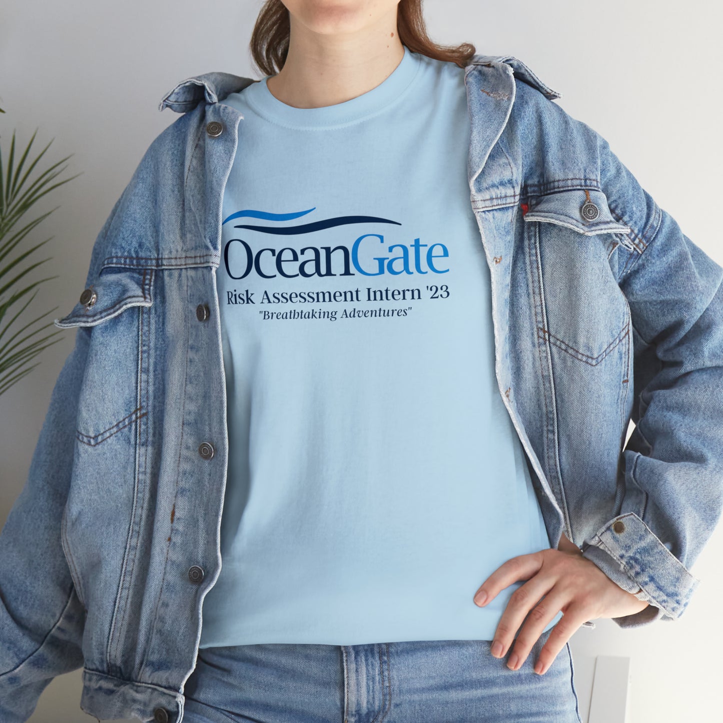 OceanGate Risk Assessment Intern '23 Unisex Heavy Cotton Tee