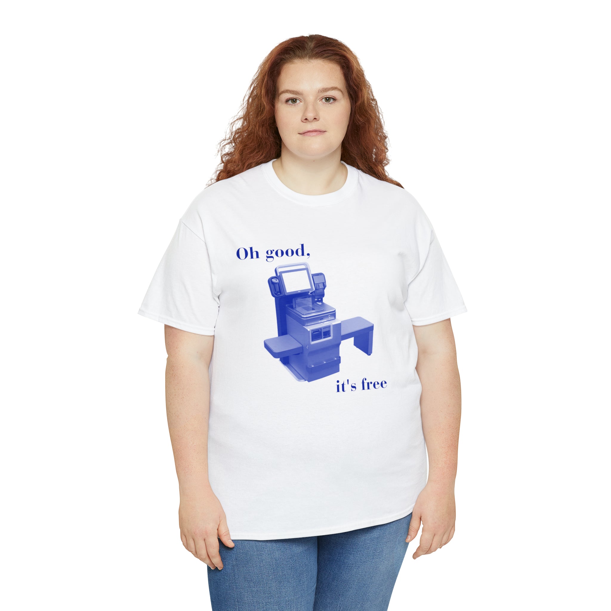 Self Checkout "Oh good, its free" - Unisex Heavy Cotton Tee
