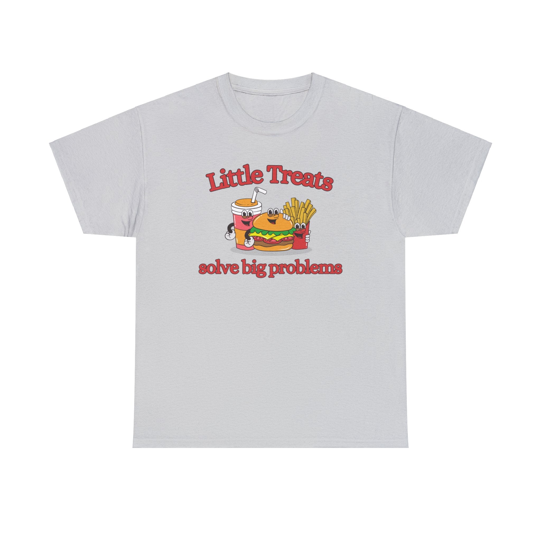 Little treats solve big problems | graphic tee | funny shirt | vintage shirt | sarcastic t-shirt retro cartoon tee
