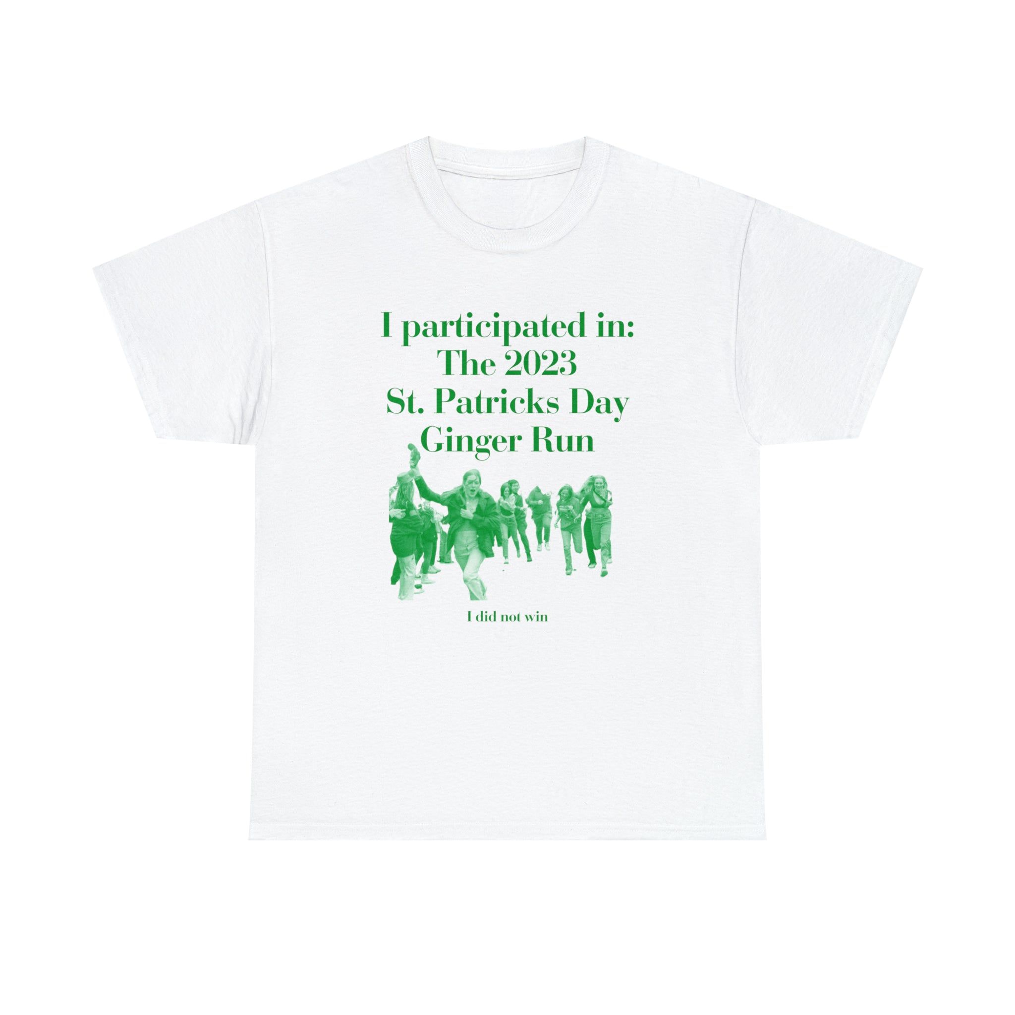 I participated in the 2023 ginger run - Unisex Heavy Cotton Tee