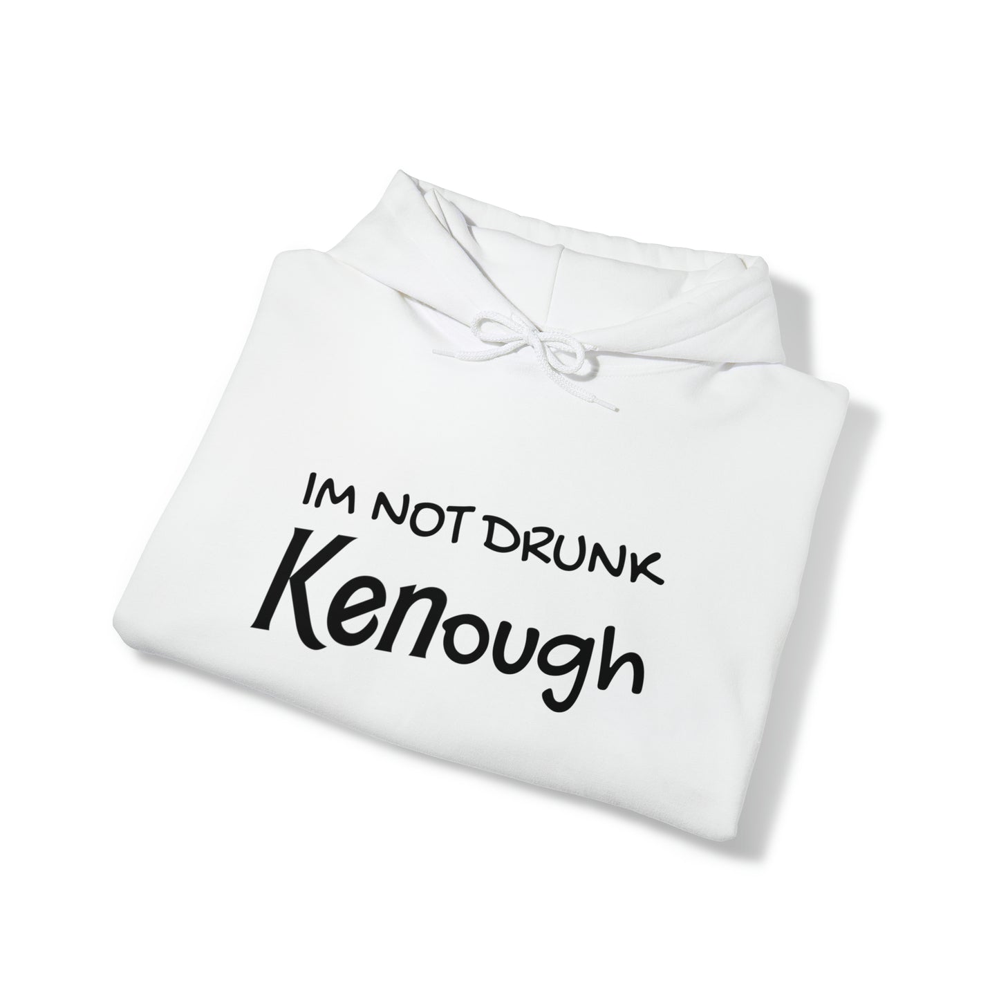 I'm not drunk Kenough Barbie (Black) - Unisex Heavy Blend™ Hooded Sweatshirt