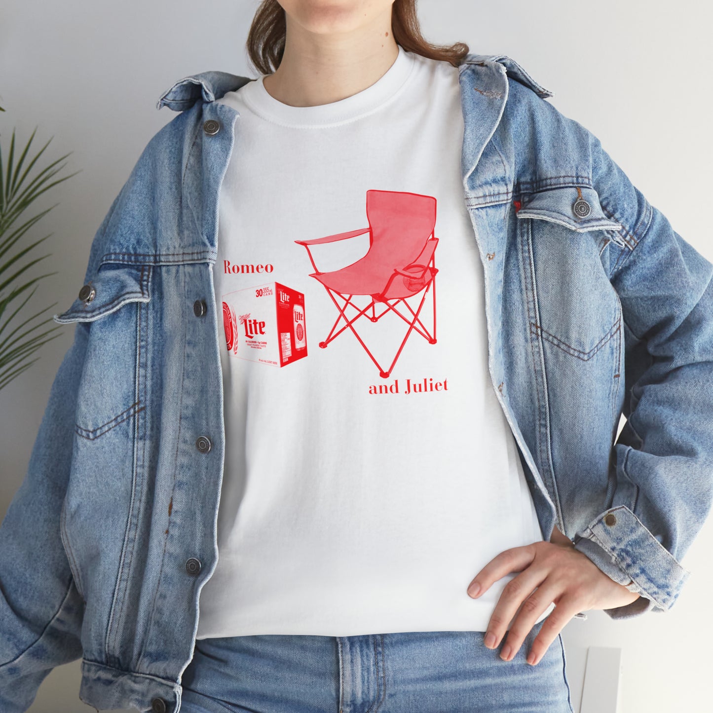 Romeo and Juliet 30 rack and chair - Unisex Heavy Cotton Tee