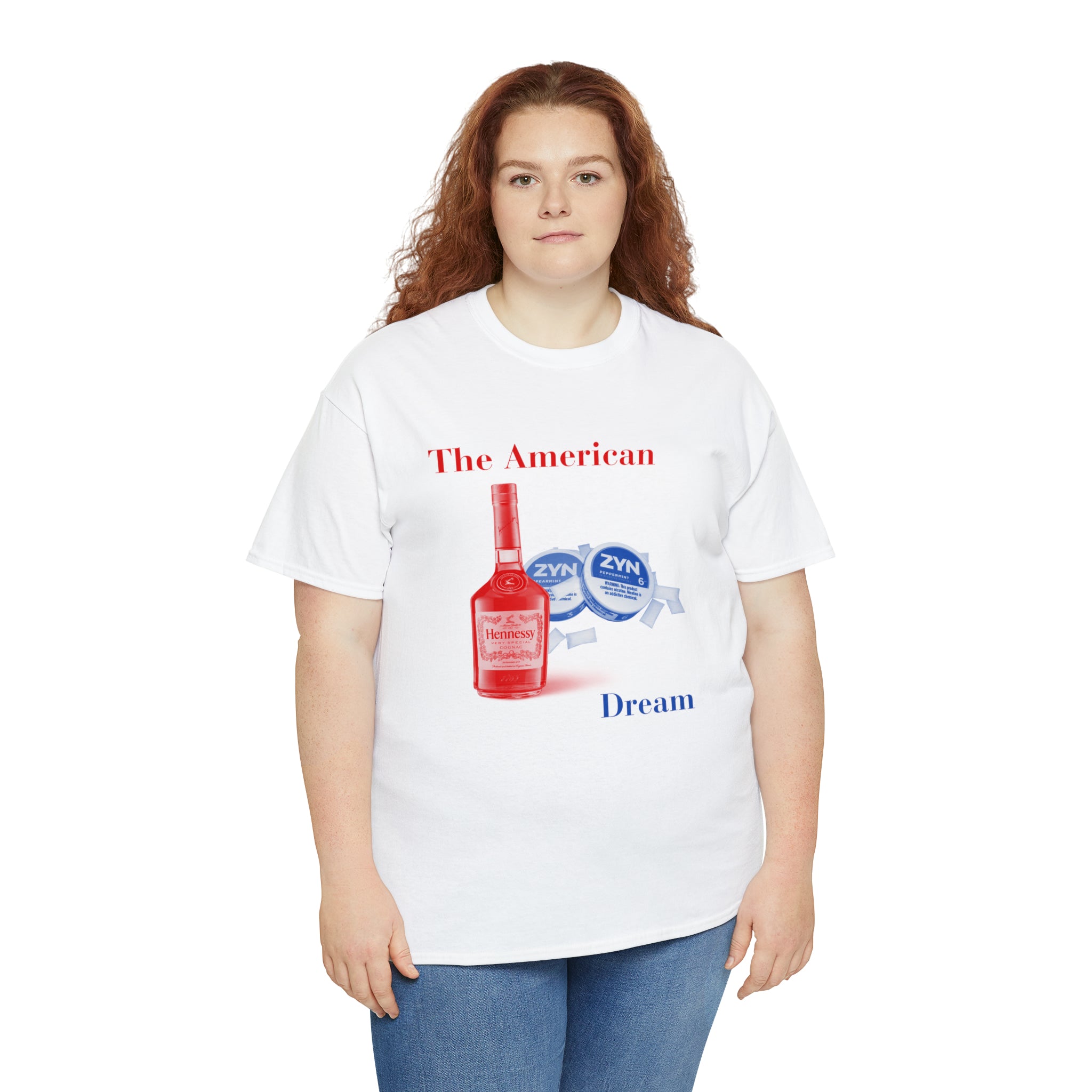 The American Dream Hennessy and Zyns 6mg - Unisex Heavy Cotton Tee