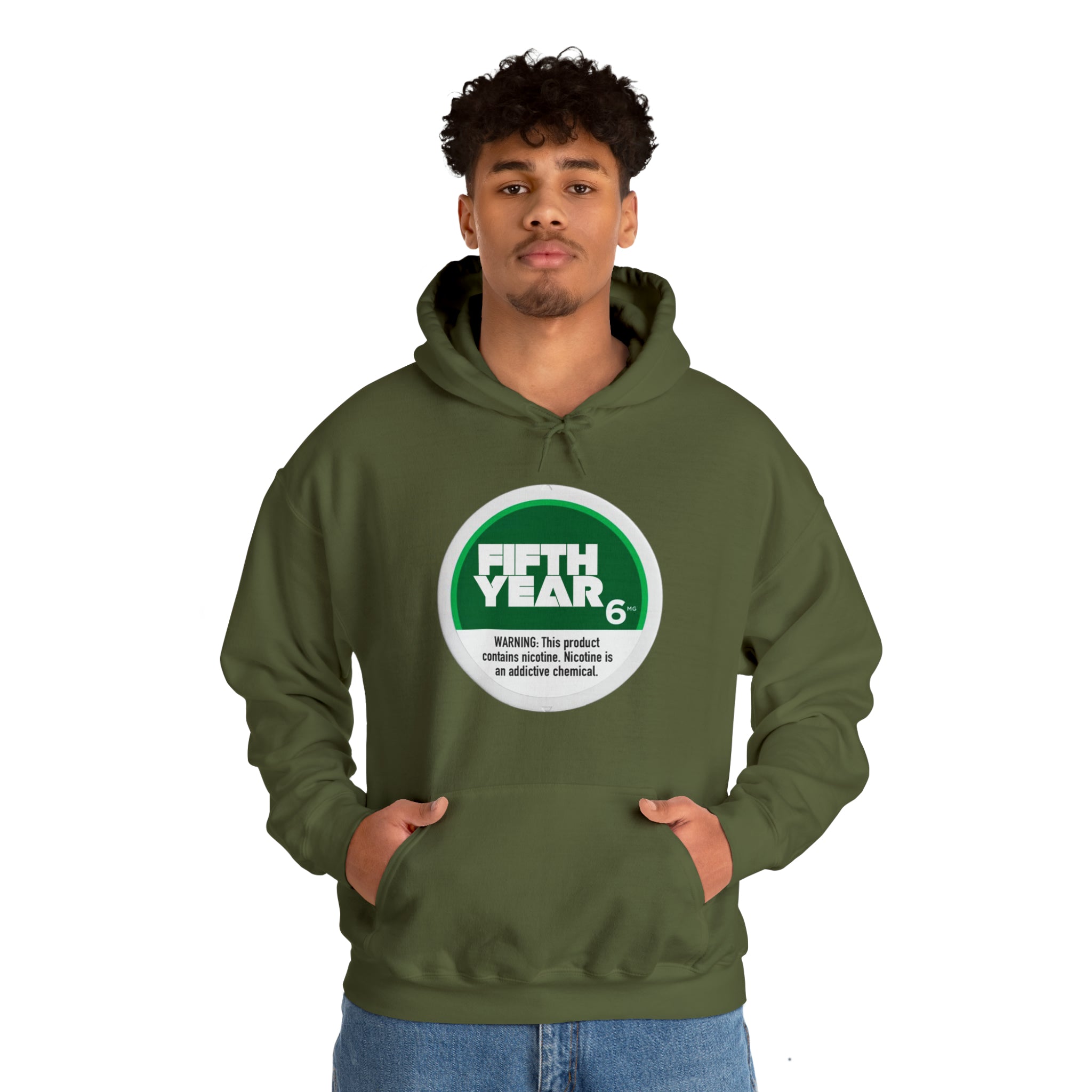 Fifth Year Nicotine - Unisex Heavy Blend™ Hooded Sweatshirt