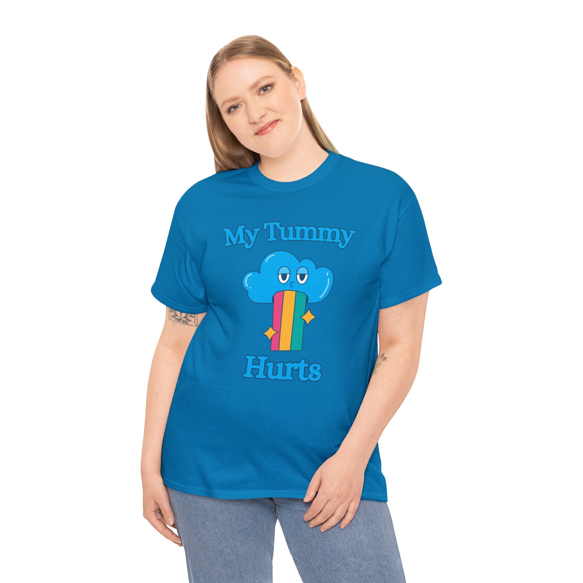 My Tummy Hurts | graphic tee | funny shirt | vintage shirt | sarcastic t-shirt retro cartoon tee