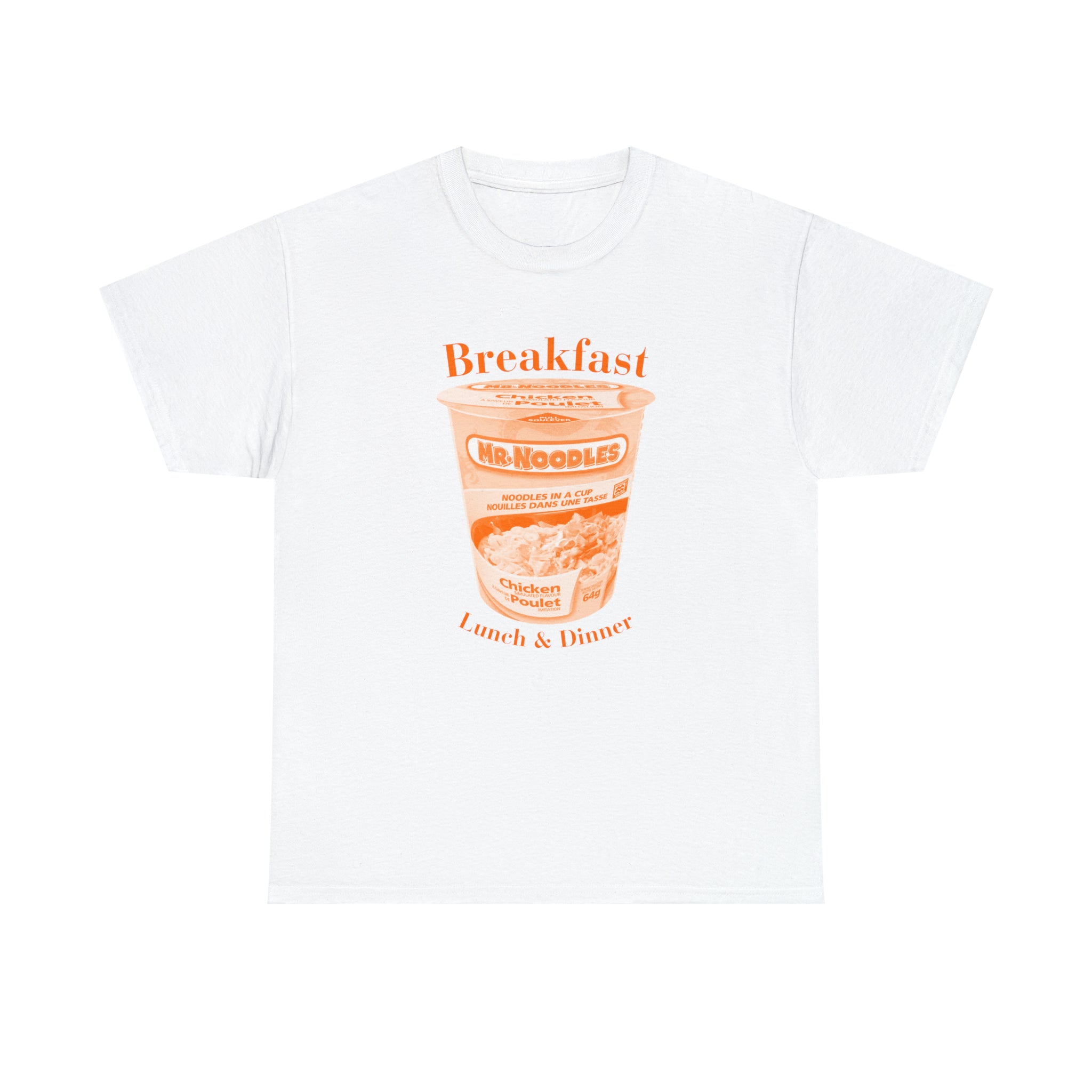 Breakfast Lunch and Dinner - Unisex Heavy Cotton Tee