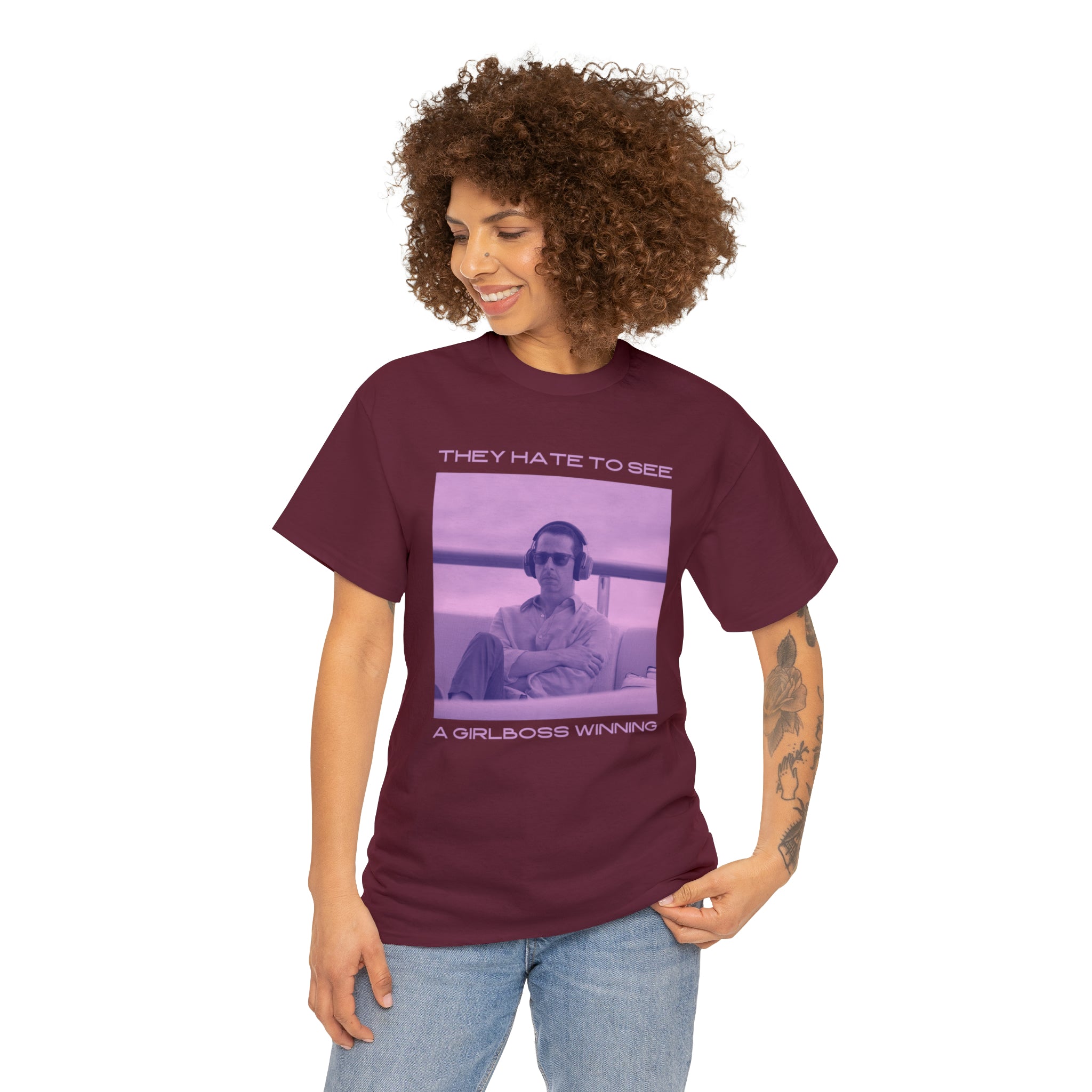 Kendall Roy They hate to see a girlboss winning - Unisex Heavy Cotton Tee