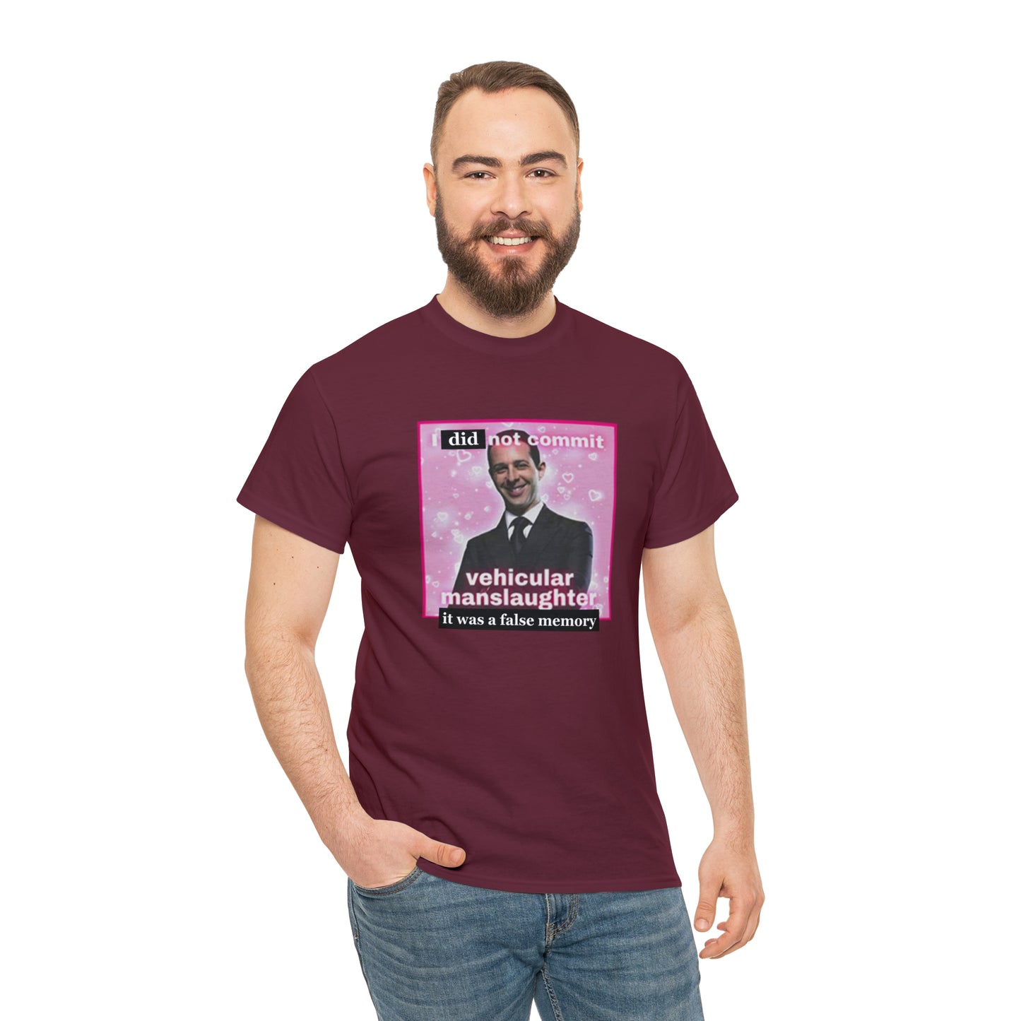 I did not commit vehicular manslaughter it was a false memory kendall roy - Unisex Heavy Cotton Tee
