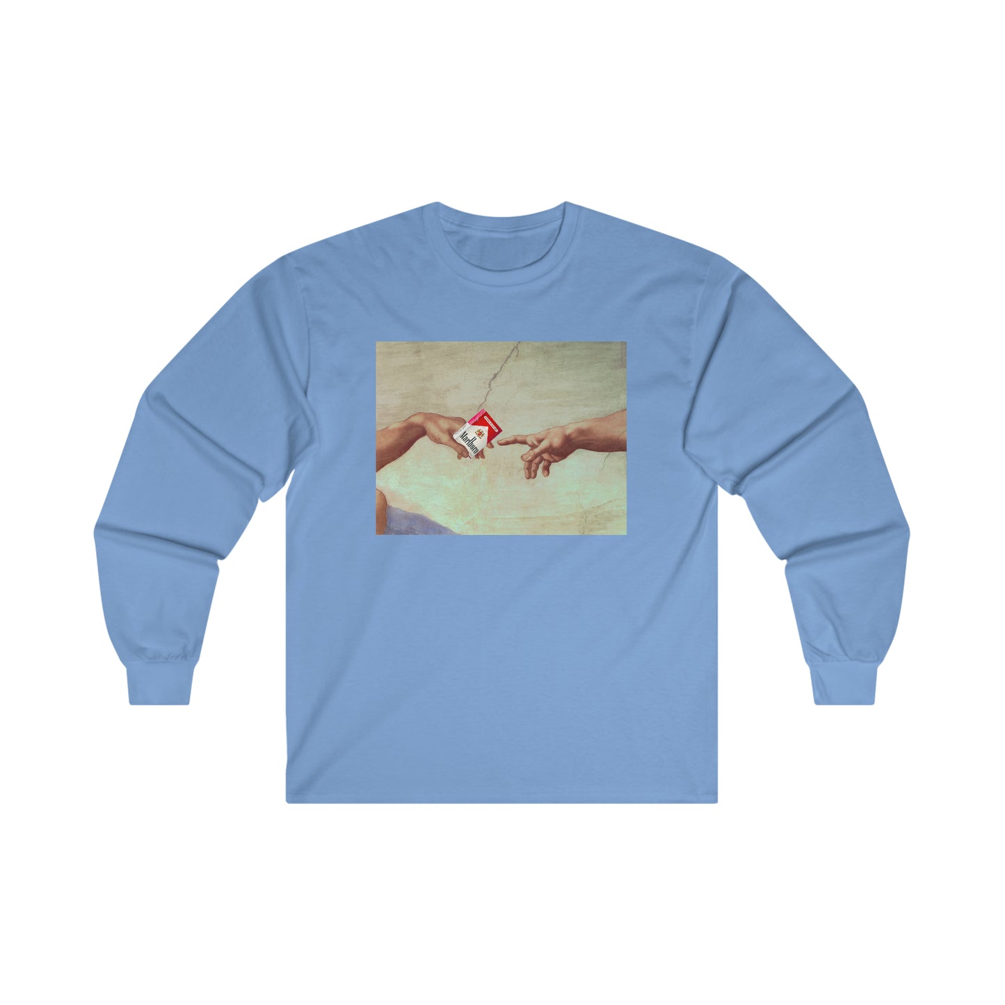 Gods Hand passing cigarettes - Ultra Cotton Long Sleeve Tee