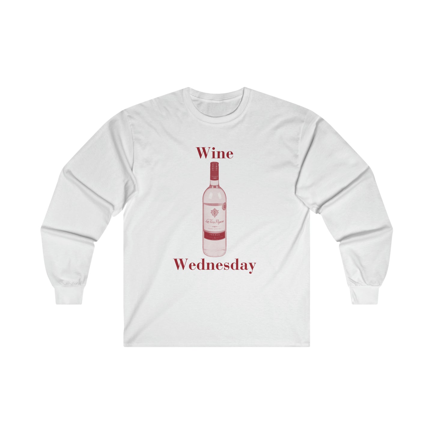 Wine Wednesday - Ultra Cotton Long Sleeve Tee