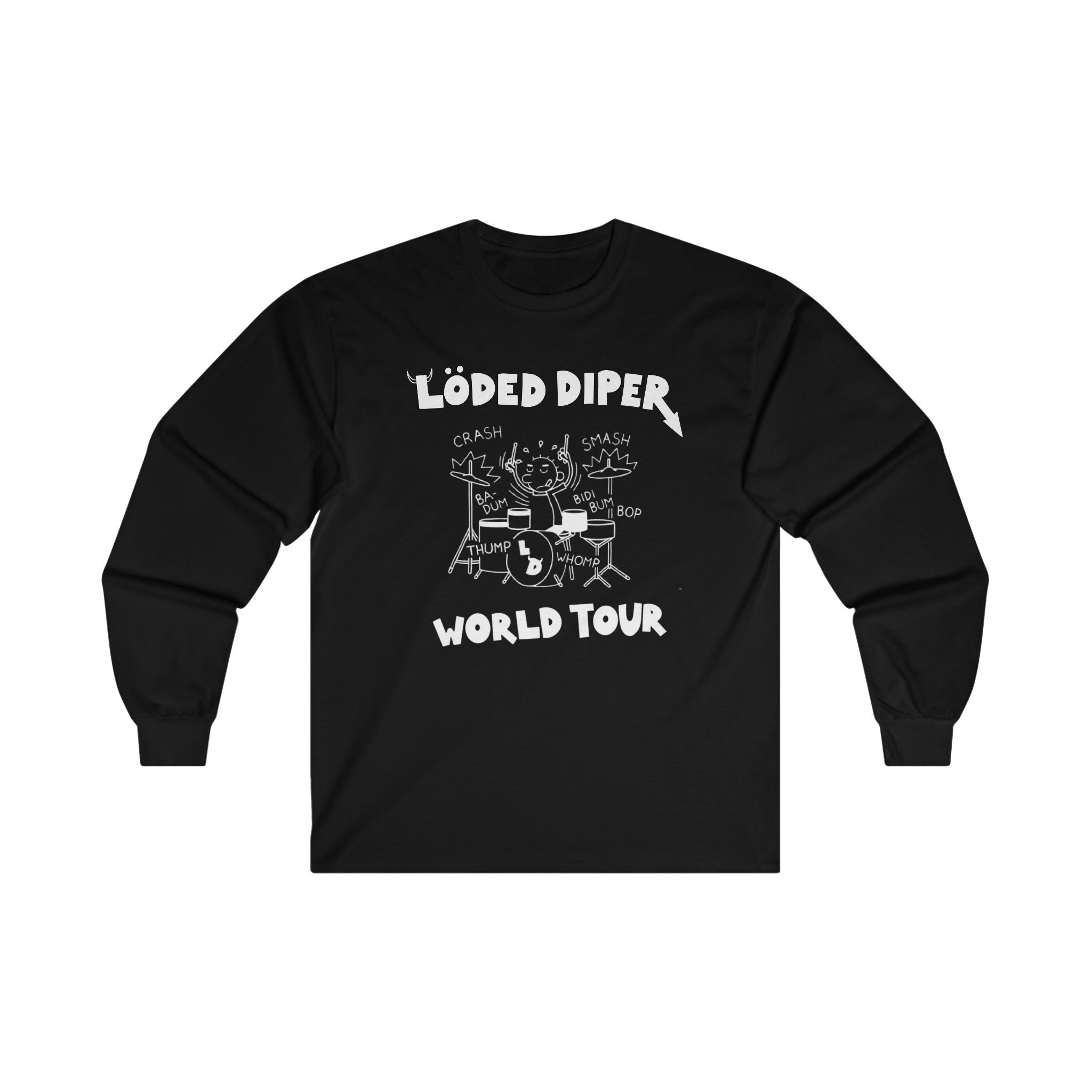 Loded Diper World Tour - Ultra Cotton Long Sleeve Tee - All Colors