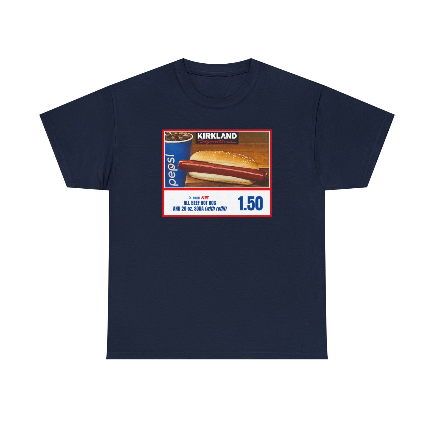 Costco Hotdog (no back quote) - Unisex Heavy Cotton Tee