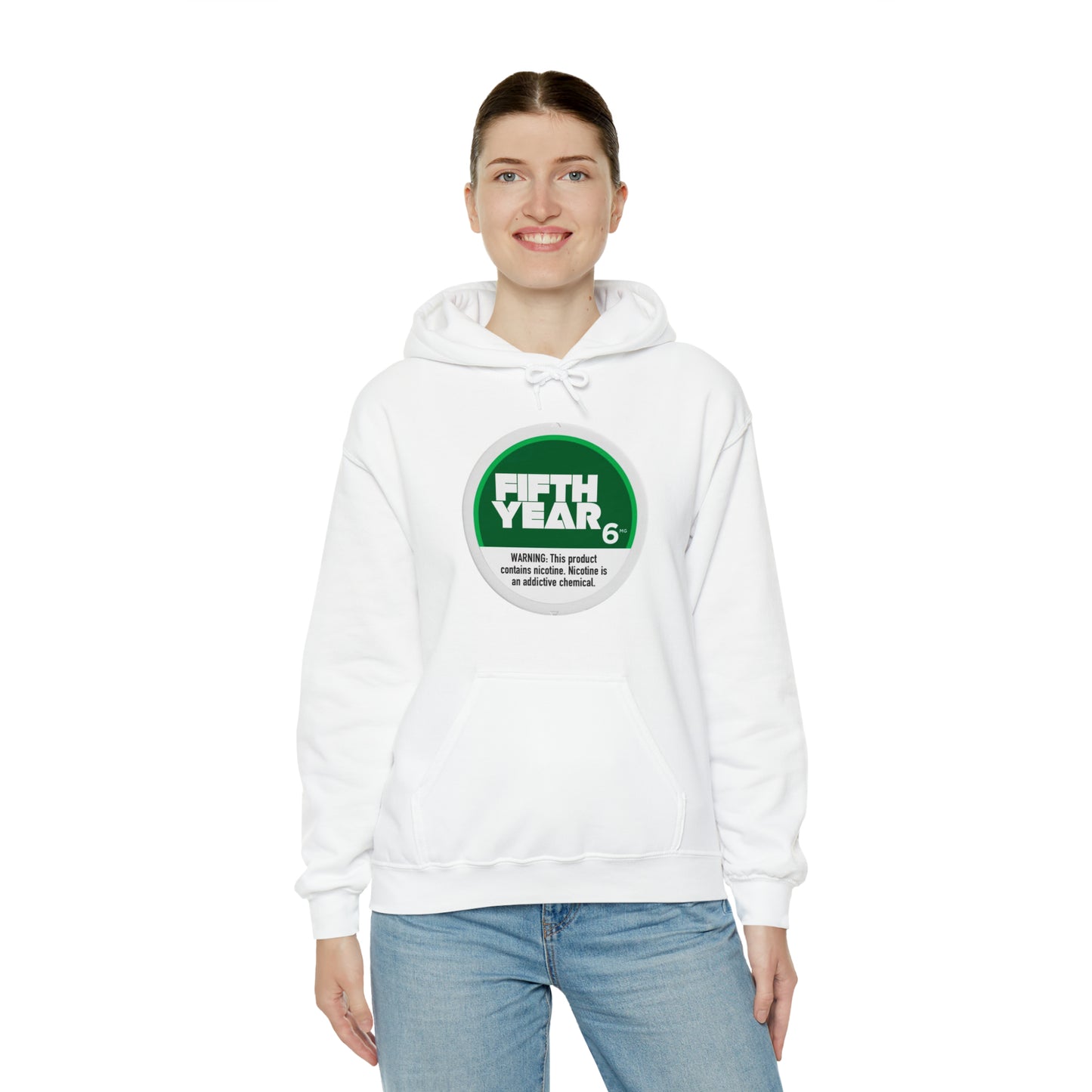 Fifth Year Nicotine - Unisex Heavy Blend™ Hooded Sweatshirt