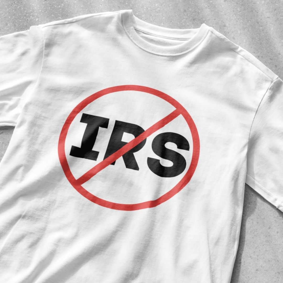 IRS (no back graphic) - Unisex Heavy Cotton Tee - ALL COLORS