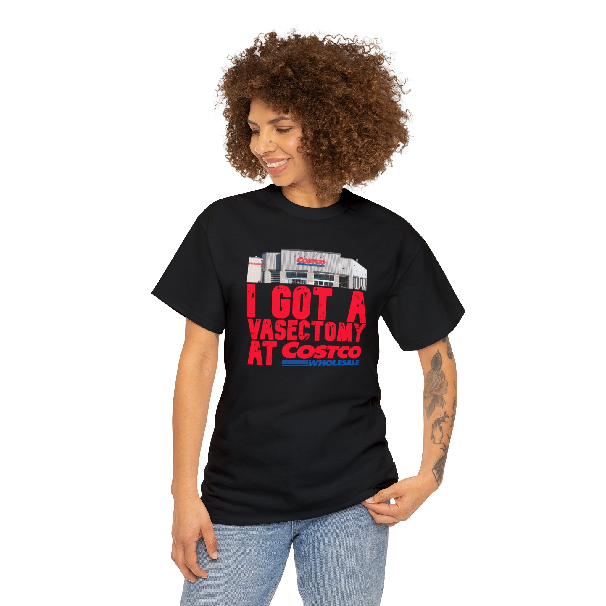 I Got A Vasectomy At Costco Unisex Heavy Cotton Tee