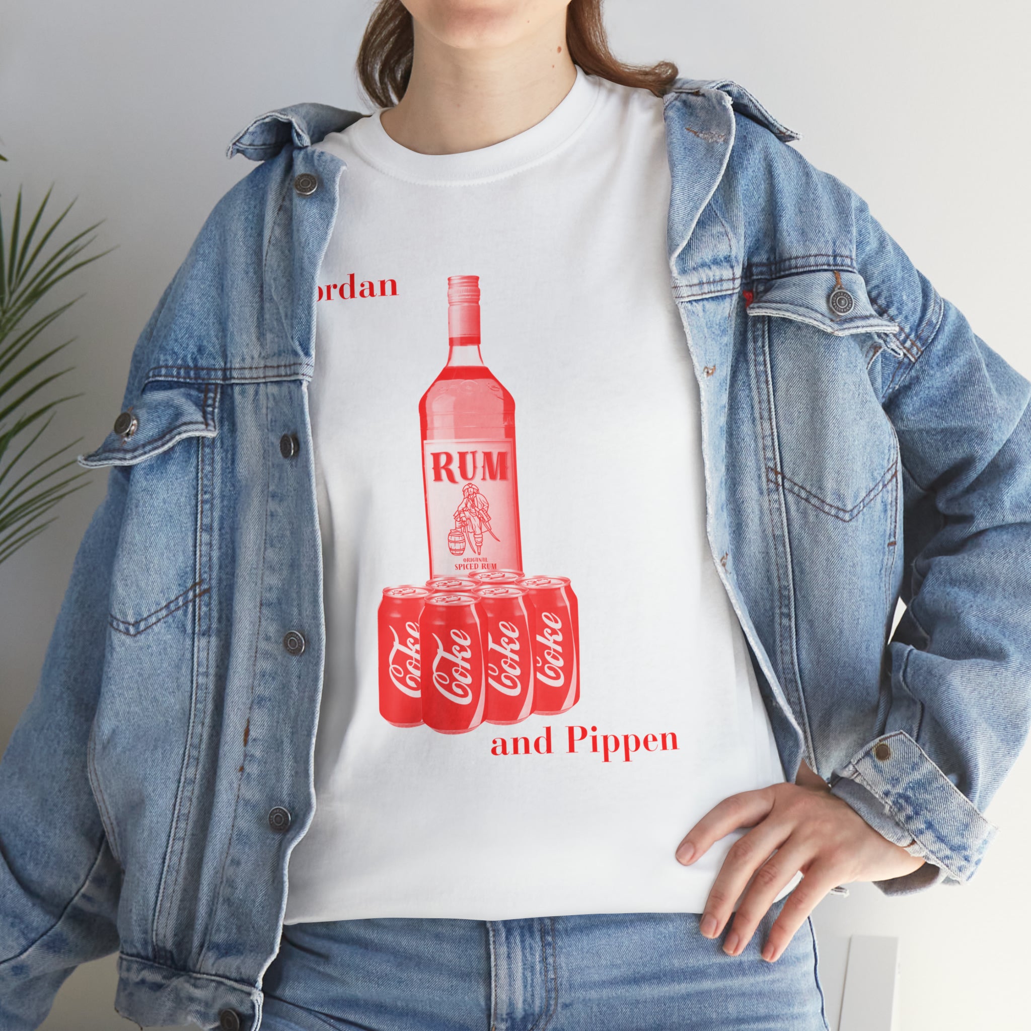 Jordan and Pippen Rum and Coke - Unisex Heavy Cotton Tee