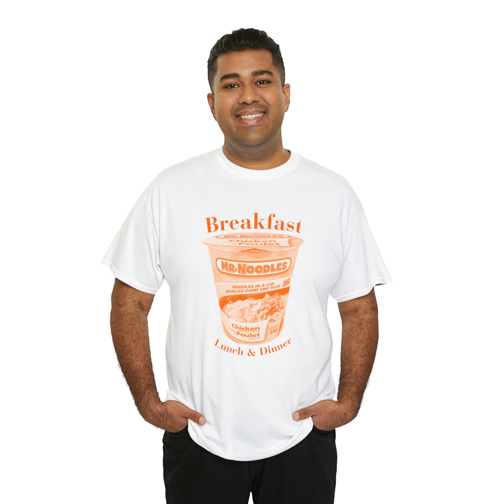 Breakfast Lunch and Dinner - Unisex Heavy Cotton Tee