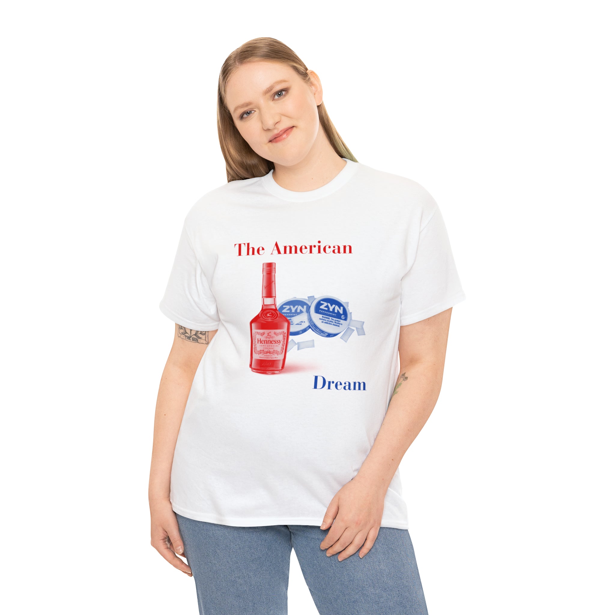 The American Dream Hennessy and Zyns 6mg - Unisex Heavy Cotton Tee