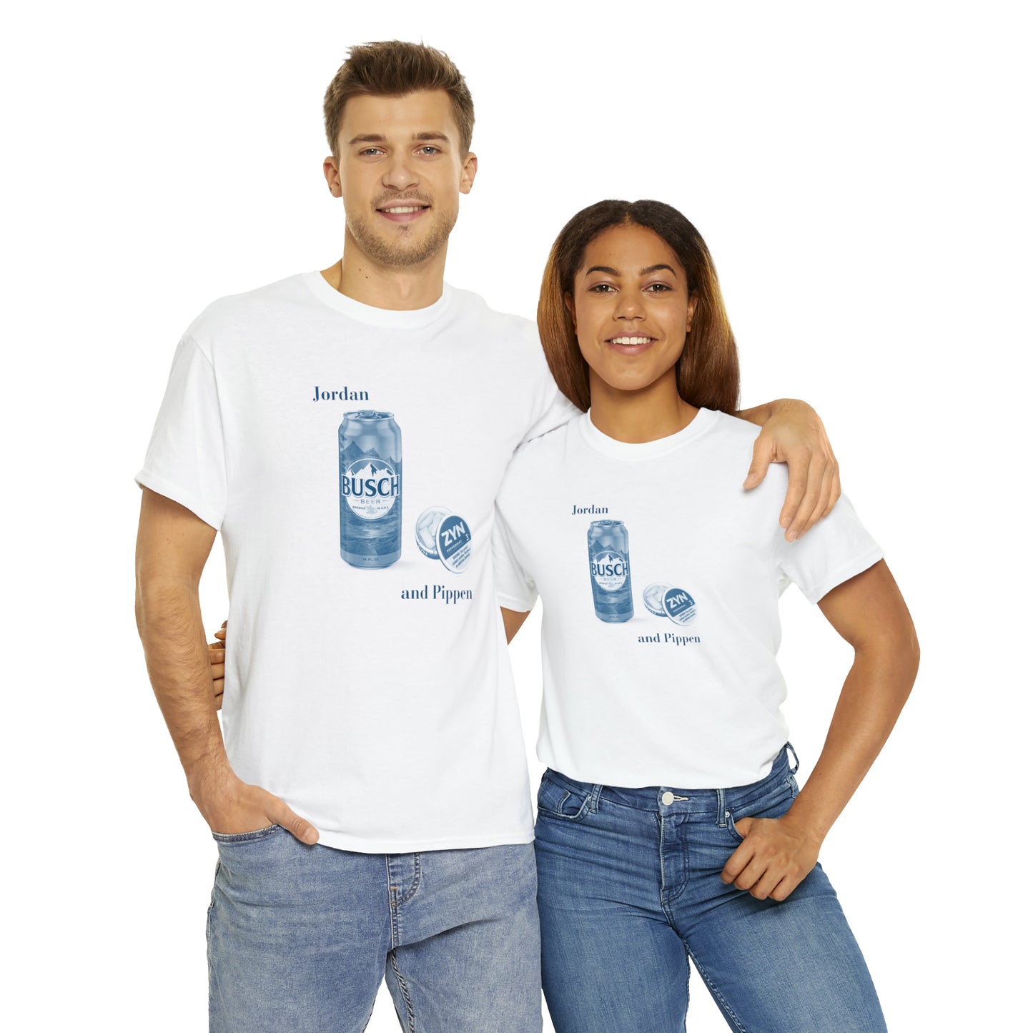 Jordan and Pippen Busch and Zyns - Unisex Heavy Cotton Tee