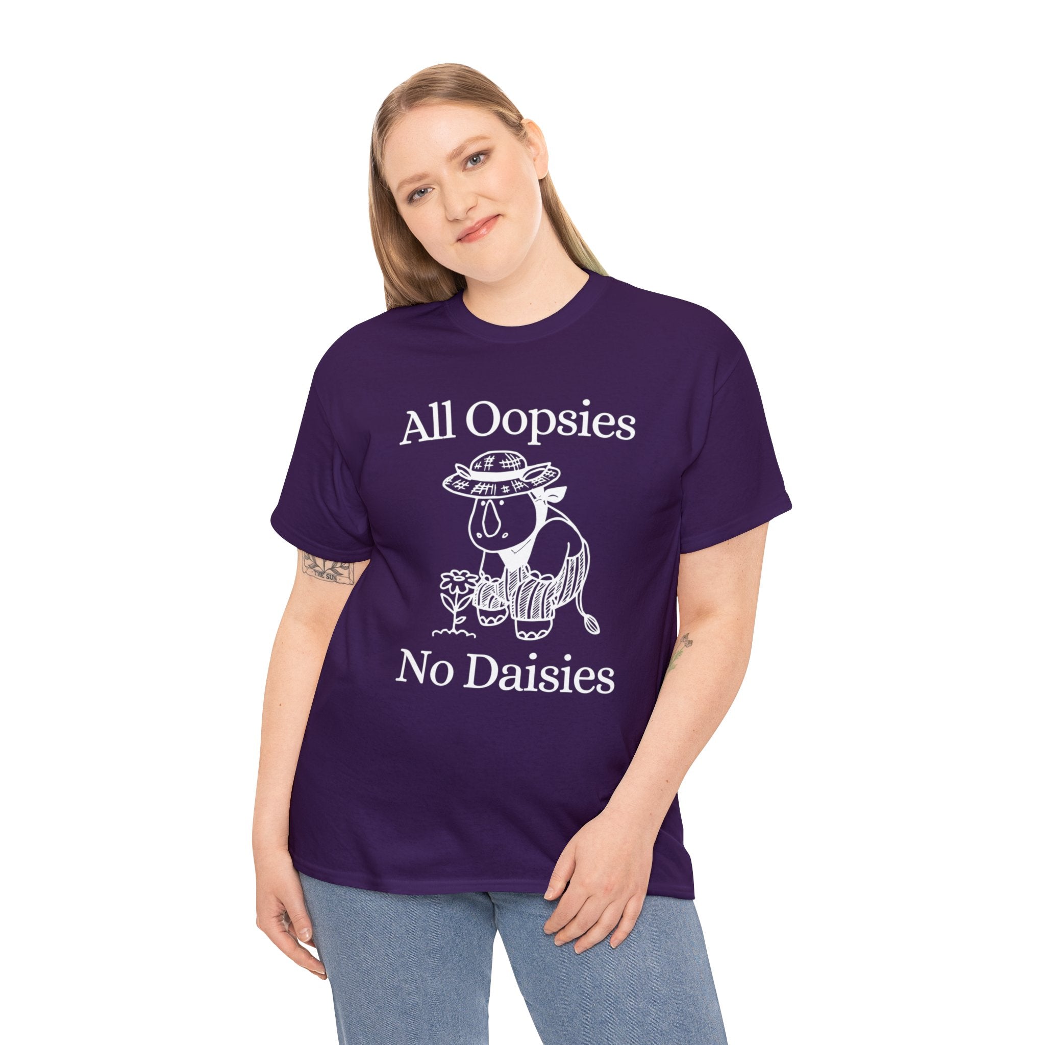 All oopsies no daisies | graphic tee | funny shirt | vintage shirt | sarcastic t-shirt retro cartoon tee