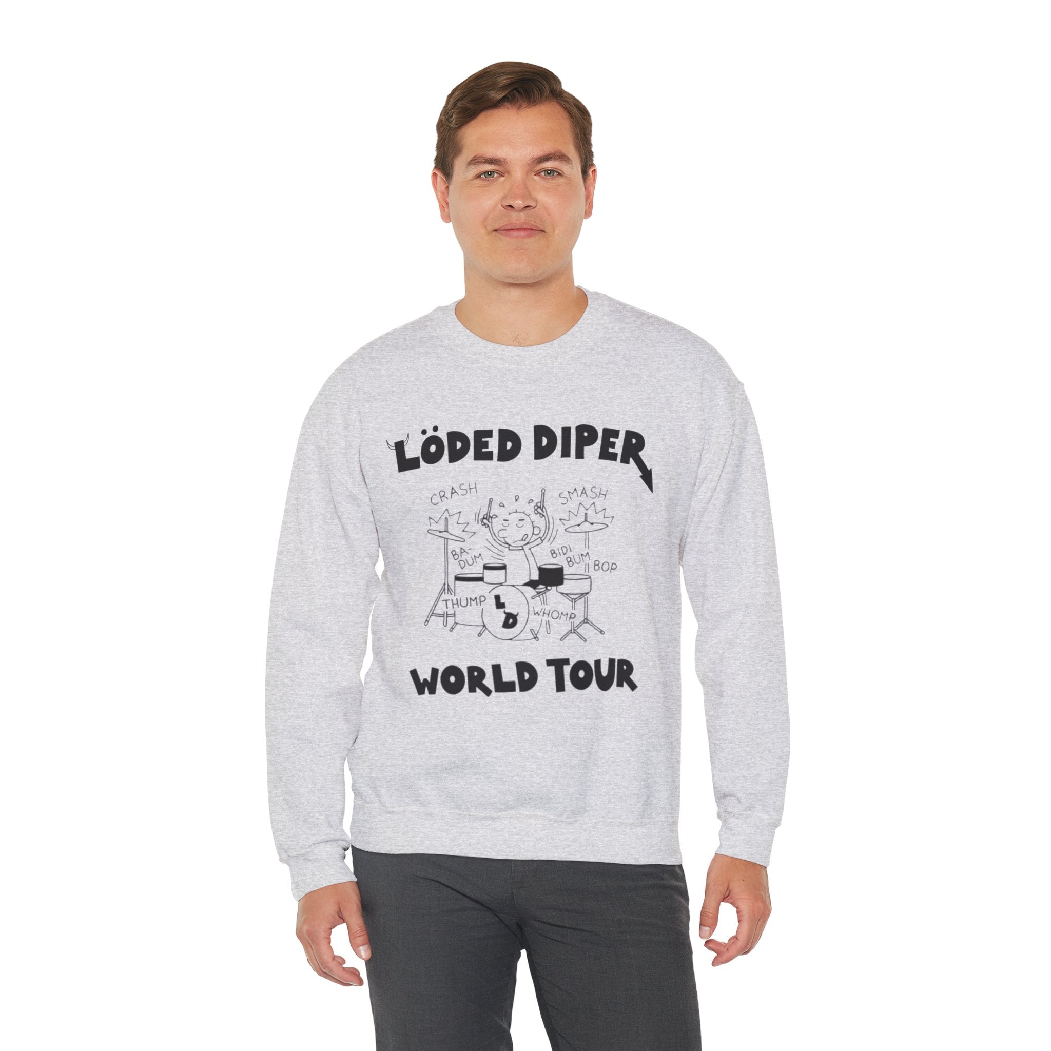 Loded Diper Unisex Heavy Blend™ Crewneck Sweatshirt