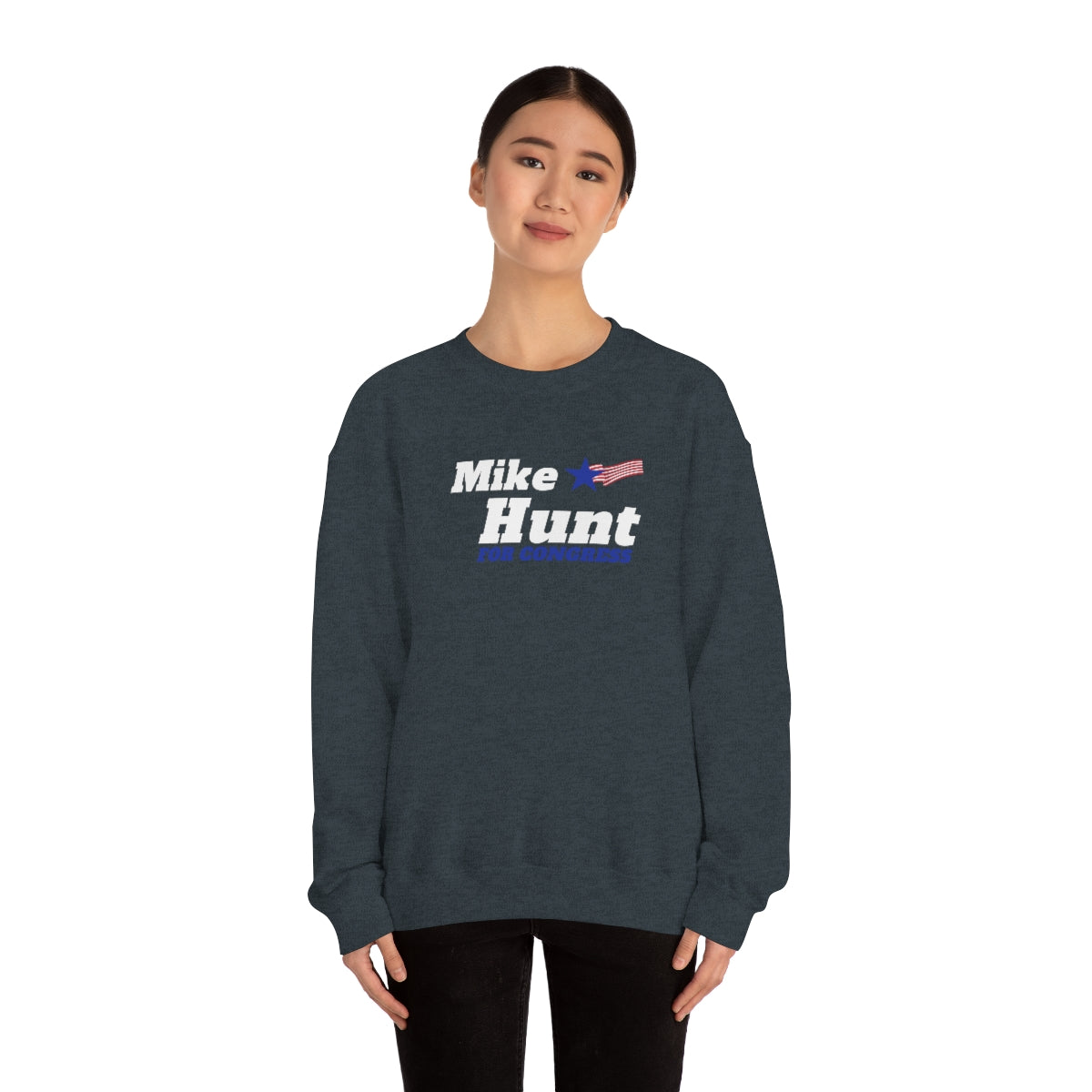 Mike Hunt - Unisex Heavy Blend™ Crewneck Sweatshirt