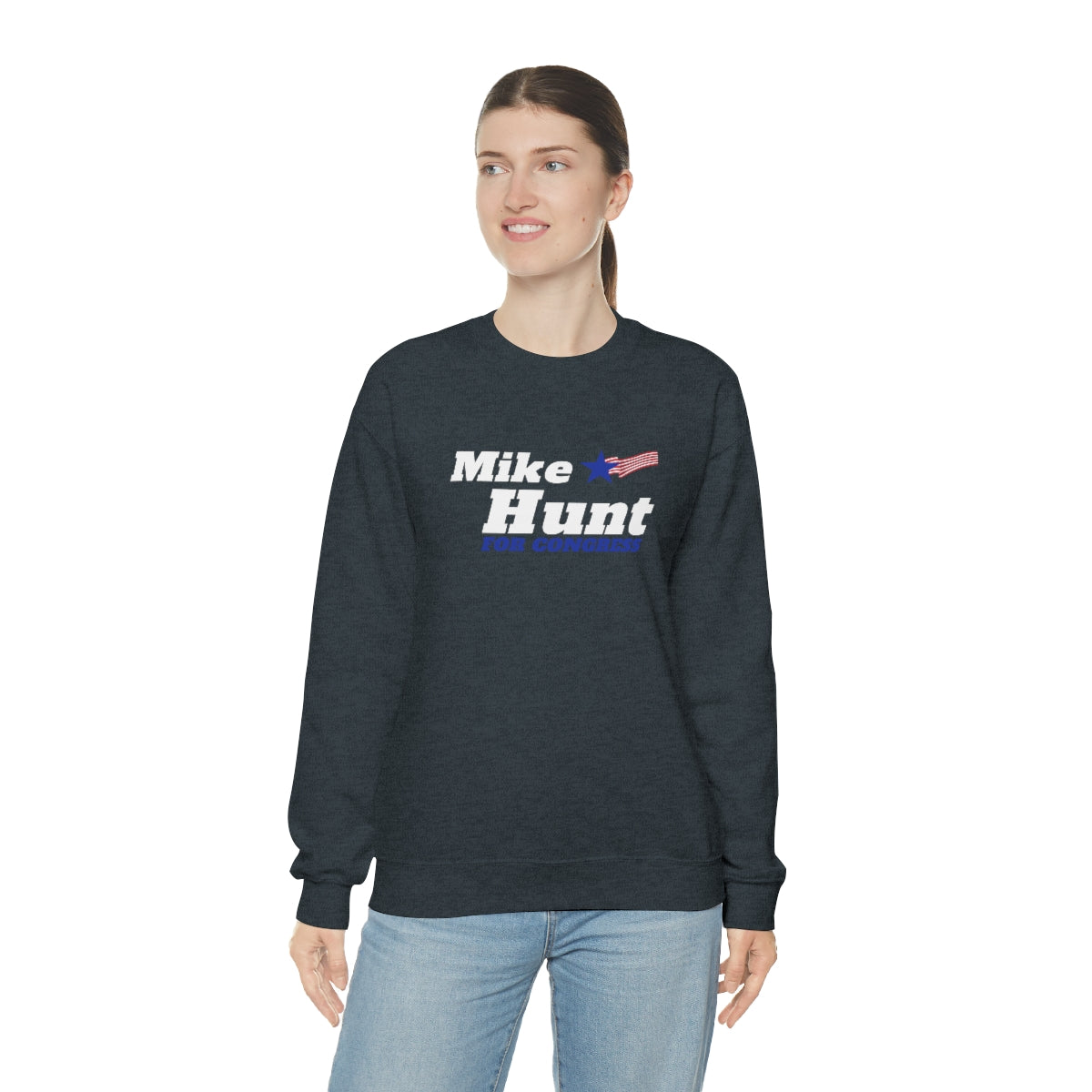 Mike Hunt - Unisex Heavy Blend™ Crewneck Sweatshirt