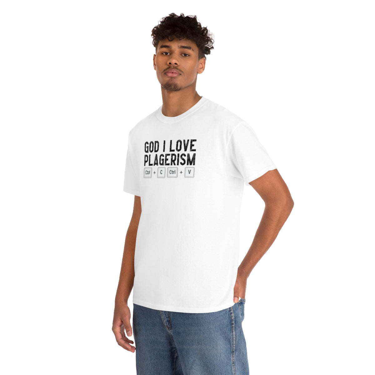 God I Love Plagerism - Unisex Heavy Cotton Tee - All Colors