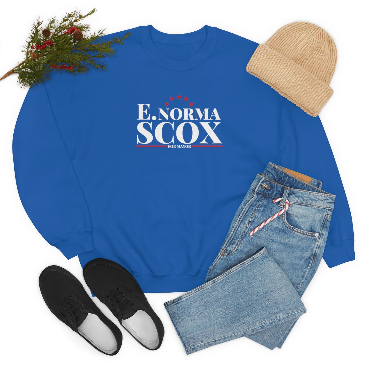 E. Norma Scox - Unisex Heavy Blend™ Crewneck Sweatshirt