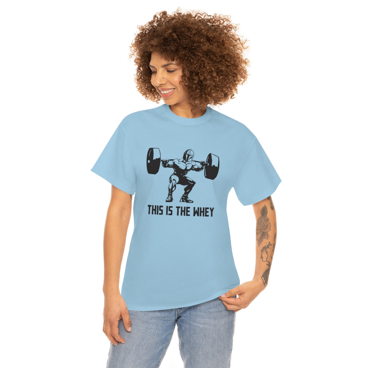 This is the Whey - Unisex Heavy Cotton Tee - All Colors