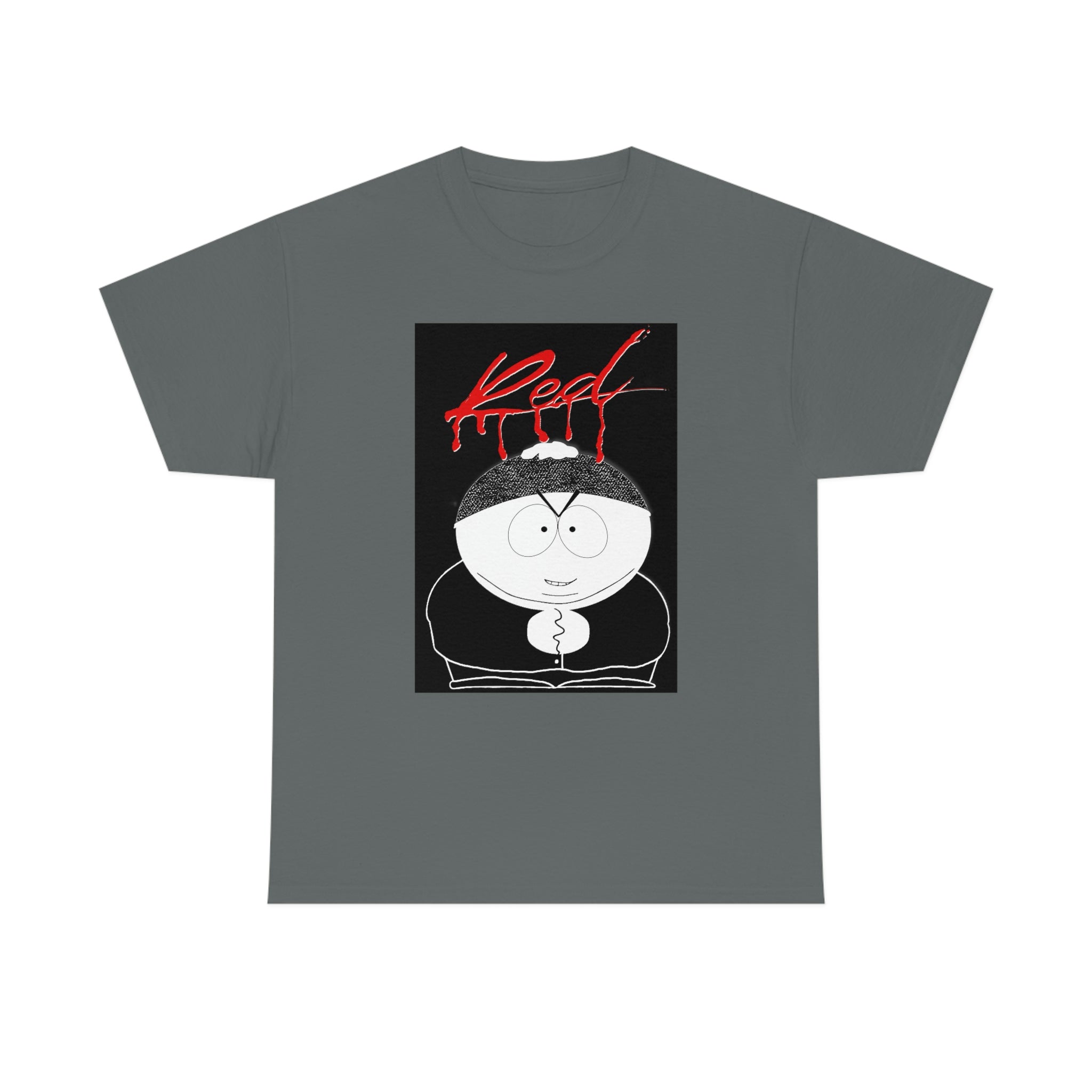 Playboi Cartman (Eric Cartman from South Park) Whole Lotta Red Album Cover - Unisex Heavy Cotton Tee
