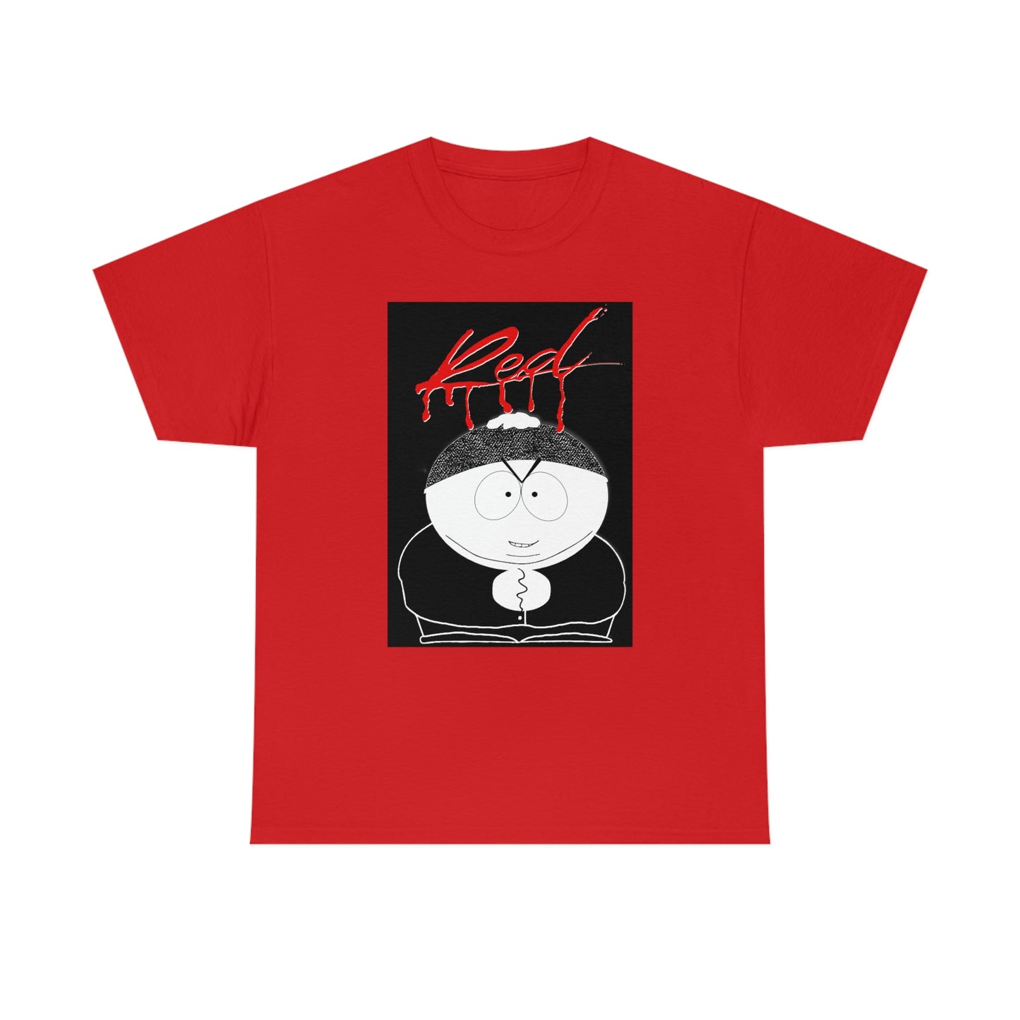 Playboi Cartman (Eric Cartman from South Park) Whole Lotta Red Album Cover - Unisex Heavy Cotton Tee
