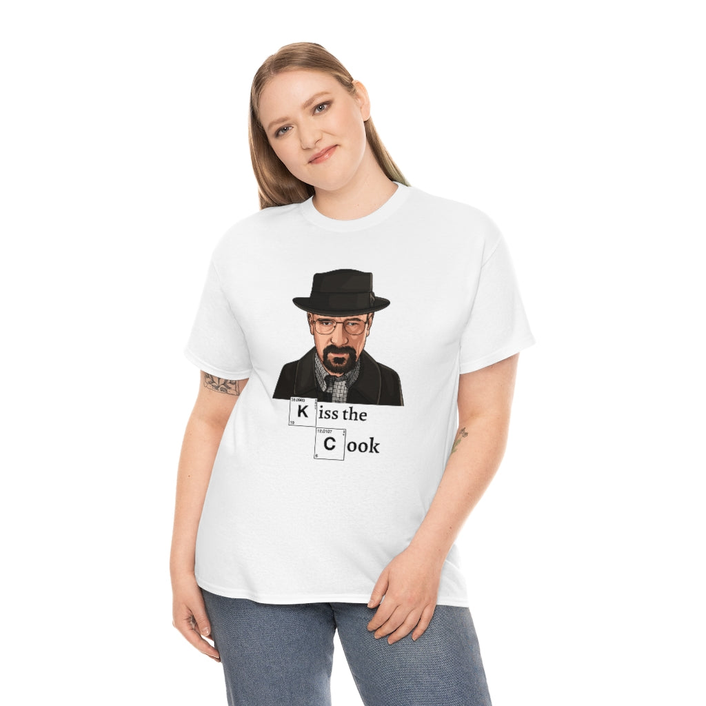 Walter White Kiss the Cook - Unisex Heavy Cotton Tee - All Colors