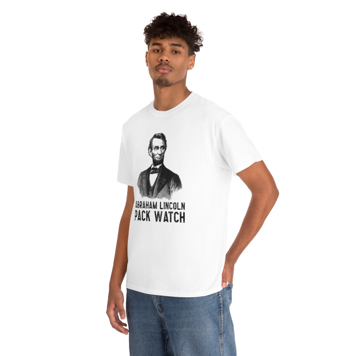Abraham Lincoln Pack Watch - Unisex Heavy Cotton Tee - All Colors