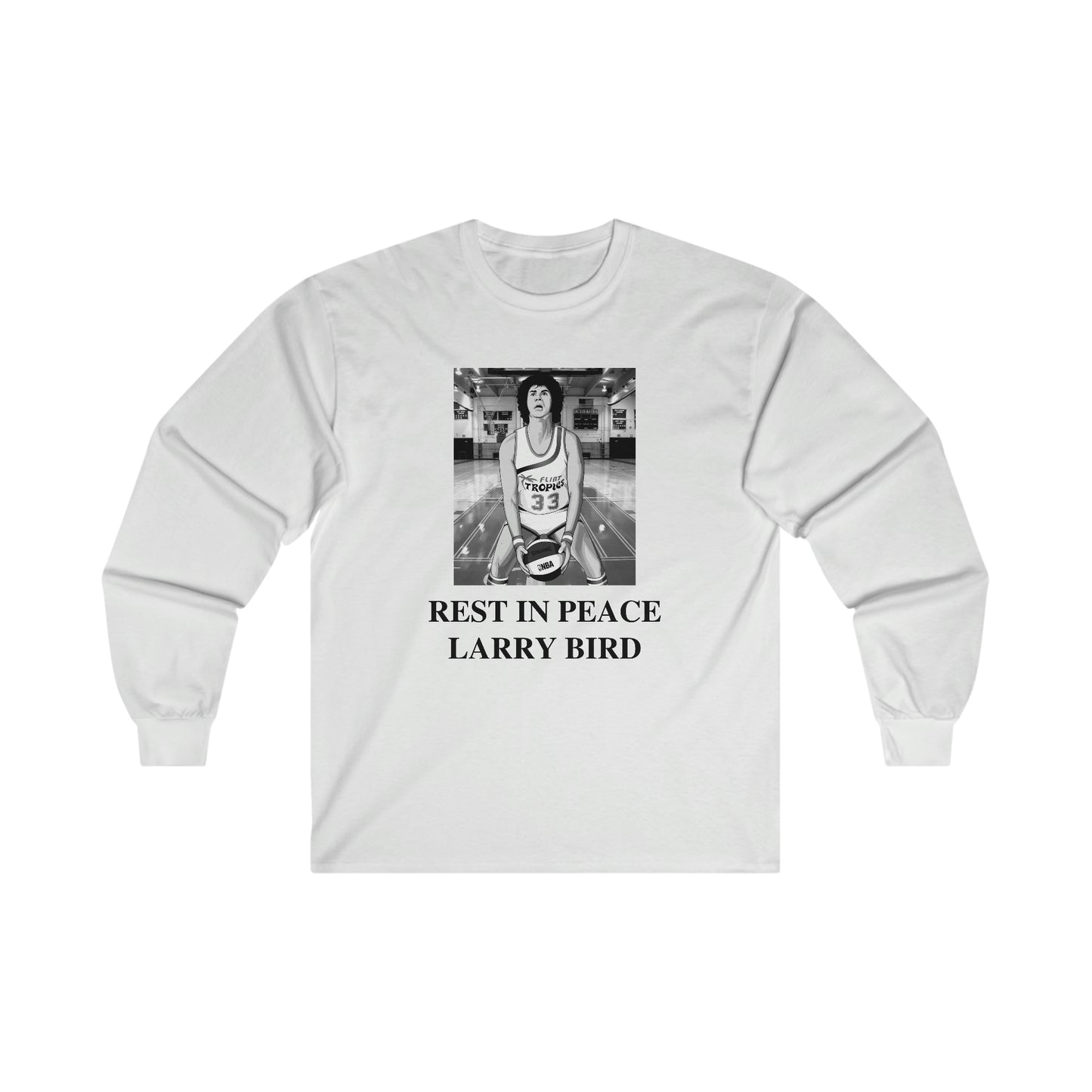 Rest in Peace Larry Bird Jackie Moon Semi Pro - Ultra Cotton Long Sleeve Tee - All Colors